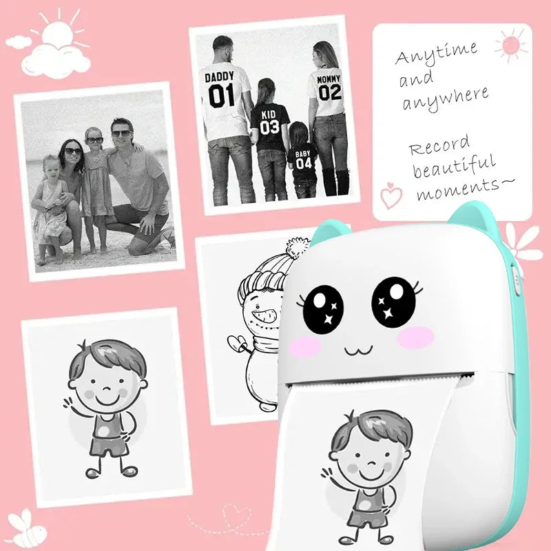 Mini Portable Printer – Print Photos Anywhere 📸