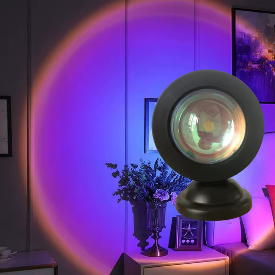 Sunset Projection Lamp – Aesthetic Room Light
