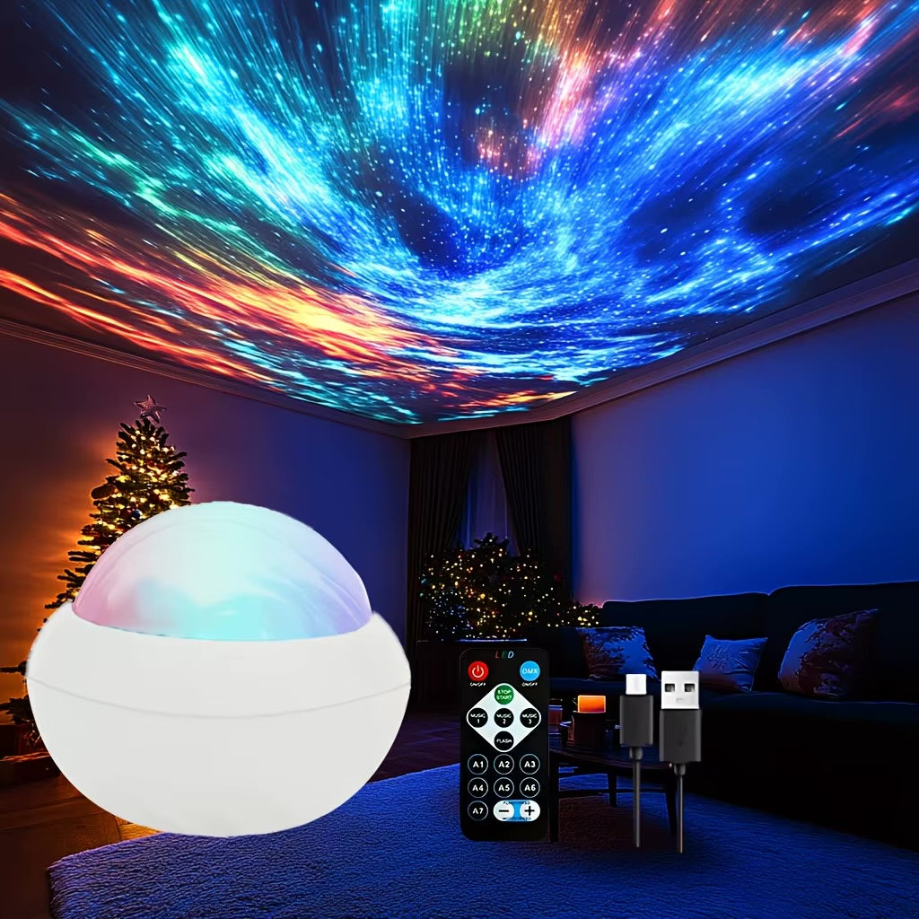 Galaxy Star Projector – Magical Night Sky Lamp
