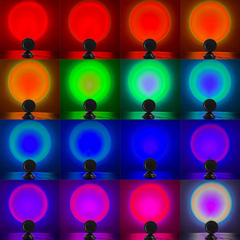 Sunset Projection Lamp – Aesthetic Room Light