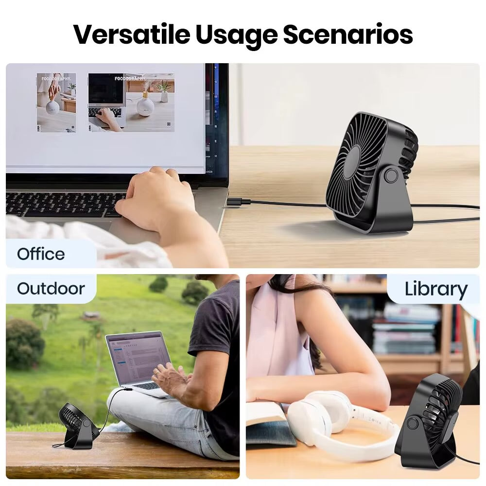 Mini Portable USB Fan – Stay Cool Anywhere